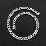 8MM Moissanite 14K Gold Plated Monaco Cuban Chain Necklace