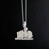 Hip Hop 3MM Twisted Miami Cuban Letter Pendant Chain