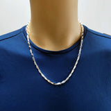 Hip Hop Miami 4.2MM 999 Pure Silver Cuban Link Chain