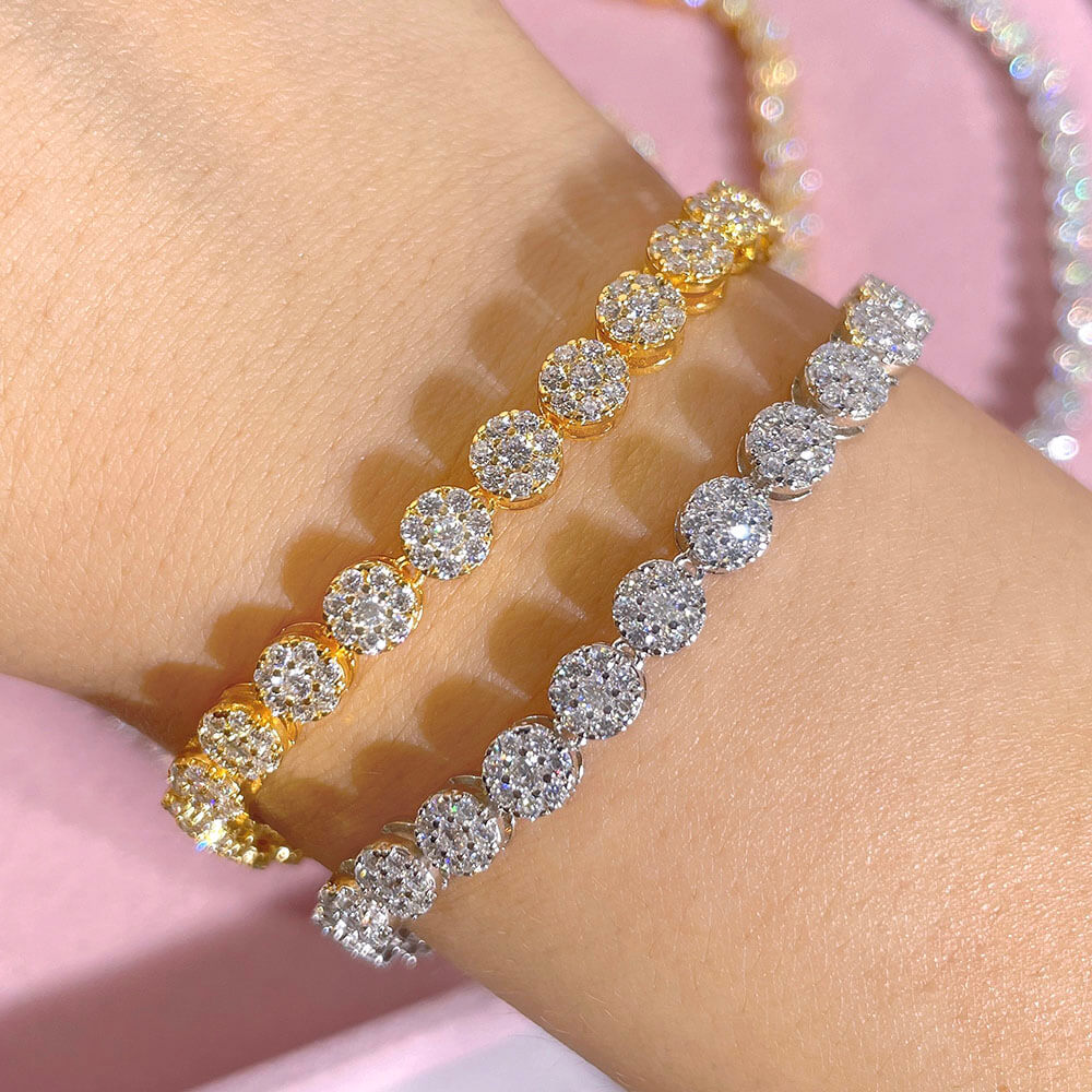 Moissanite Diamond Tennis Bracelet