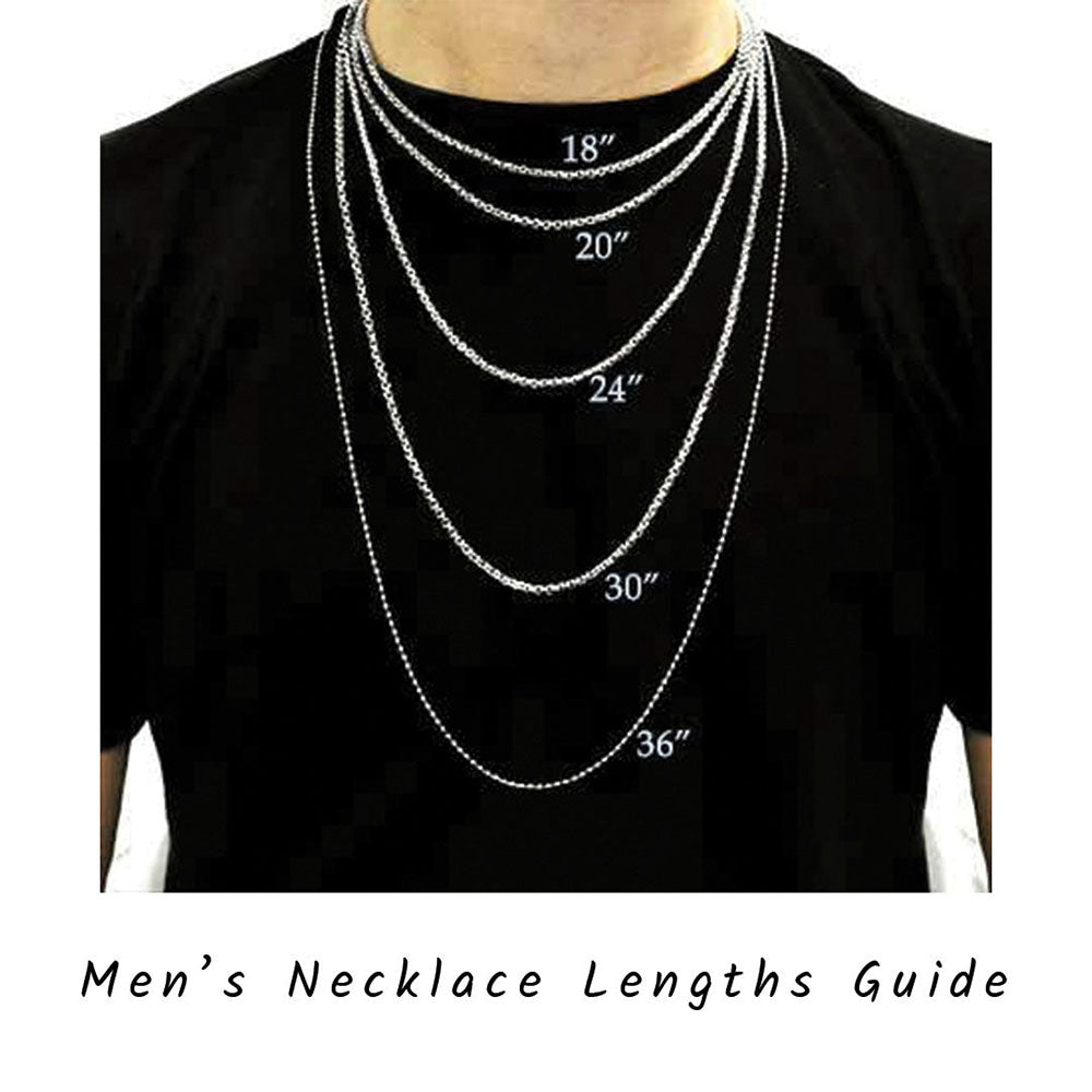 MEN'S NECKLACE LENGTHS GUIDE